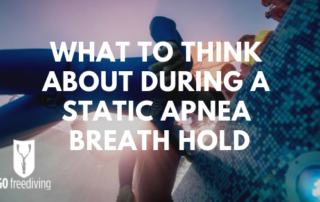 What to think about during a static apnea breath hold