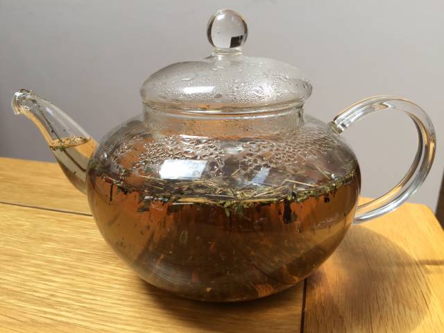Go Freediving herbs to help equalisation plantain and eyebright tea in teapot web version