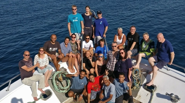 Liveaboard diving holiday on the Red Sea - Group Photo