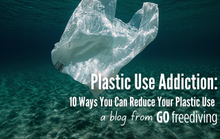 plastic use Go Freediving