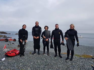 freediving with sharks -coastal