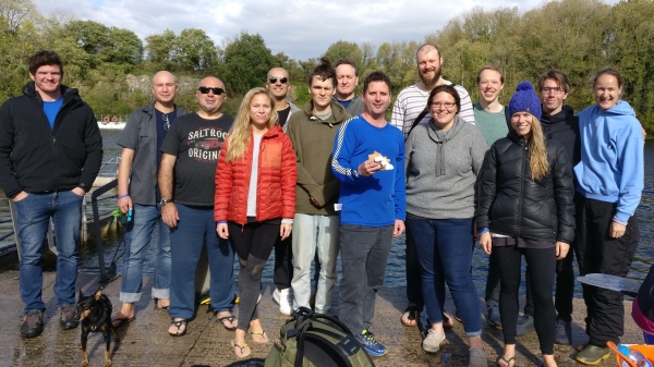 freediving in October - group photo