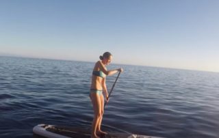 emma paddleboarding