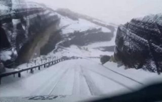 freediving in Tenerife - snow