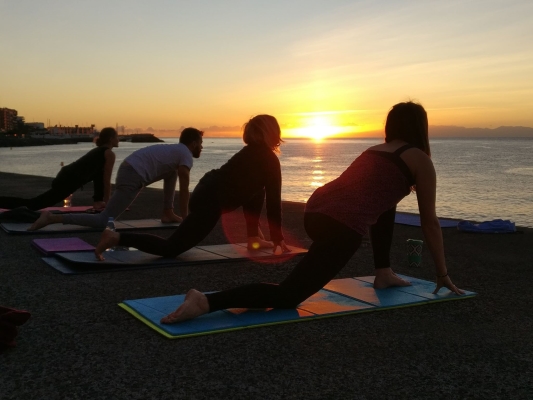 freediving in tenerife - yoga