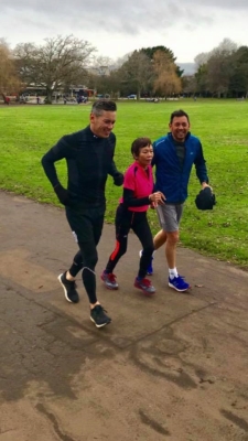 david mellor training and exercises - park run with his 79 year old mum