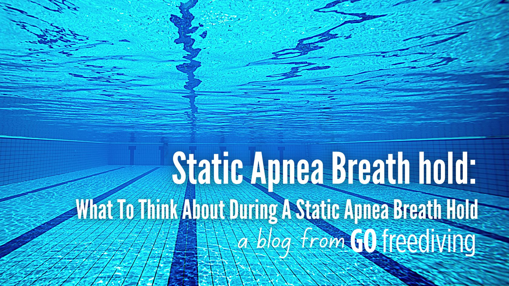 static apnea Go Freediving