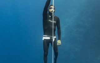 dahab freediving championships - David Mellor ascent