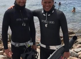 freediving competitions in Dahab - David and Harry