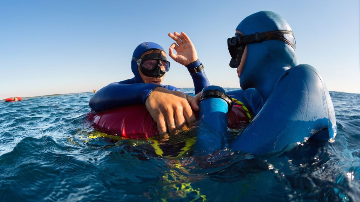 Learning Breathing Techniques on a Freediving Course - Go Freediving