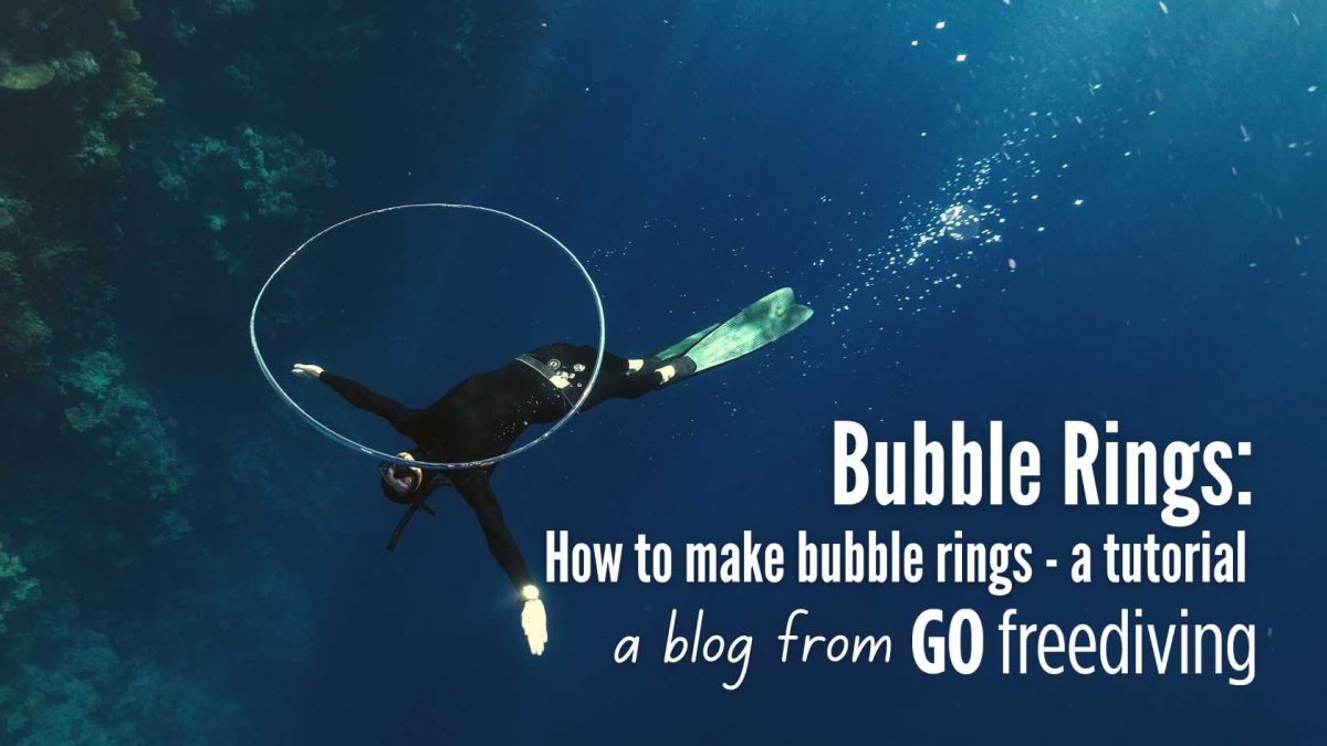 How To Make Vertical and Horizontal Bubble Rings Go Freediving