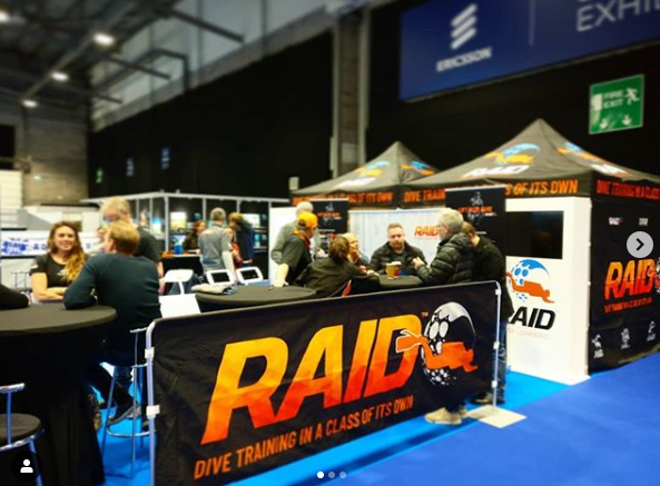 go diving show - RAID