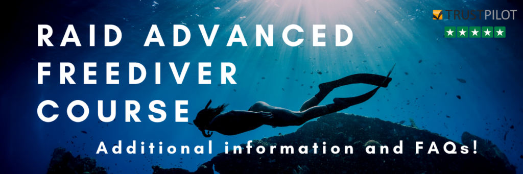 RAID advanced Freediver Course additional info