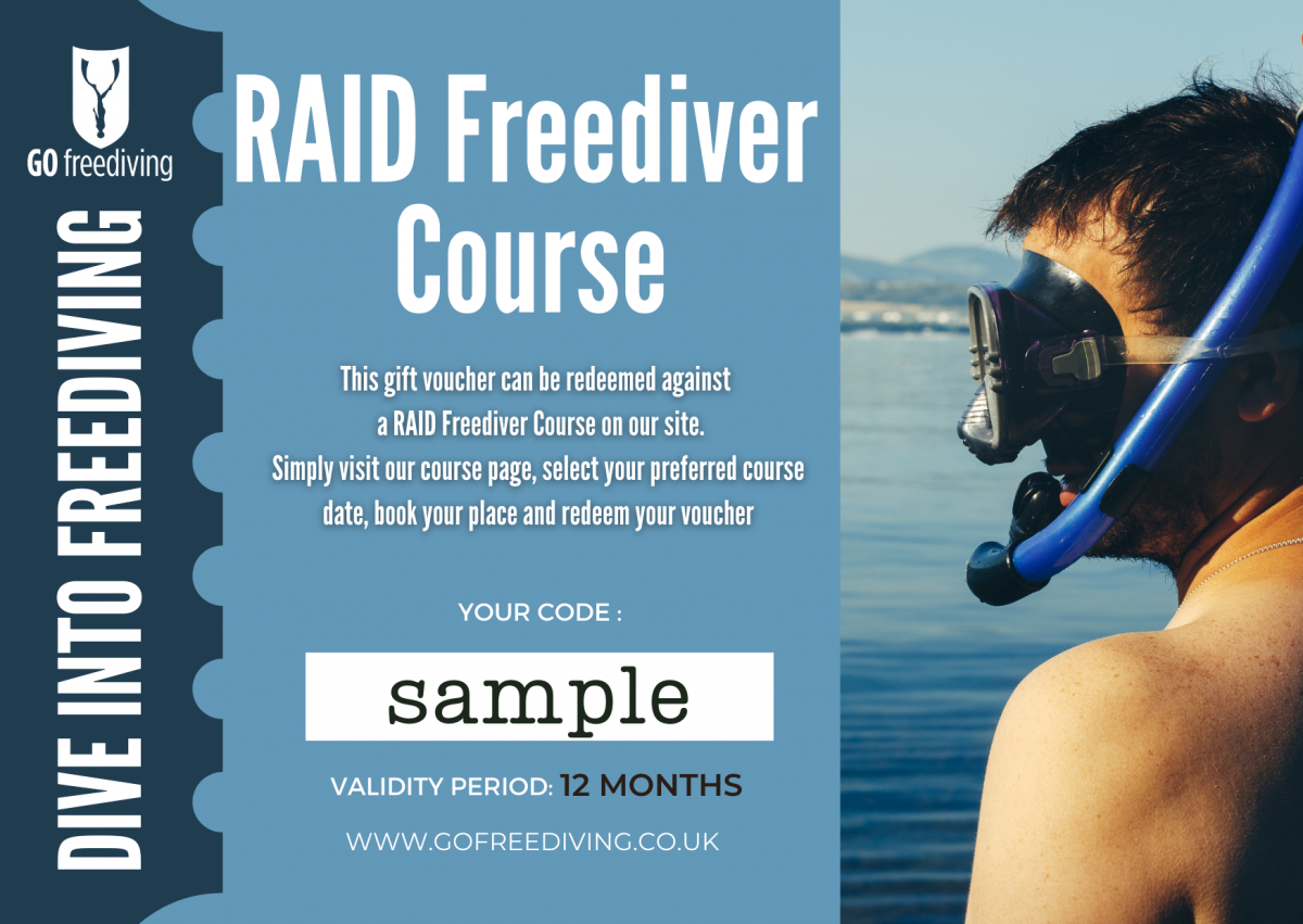 Gift Vouchers Go Freediving