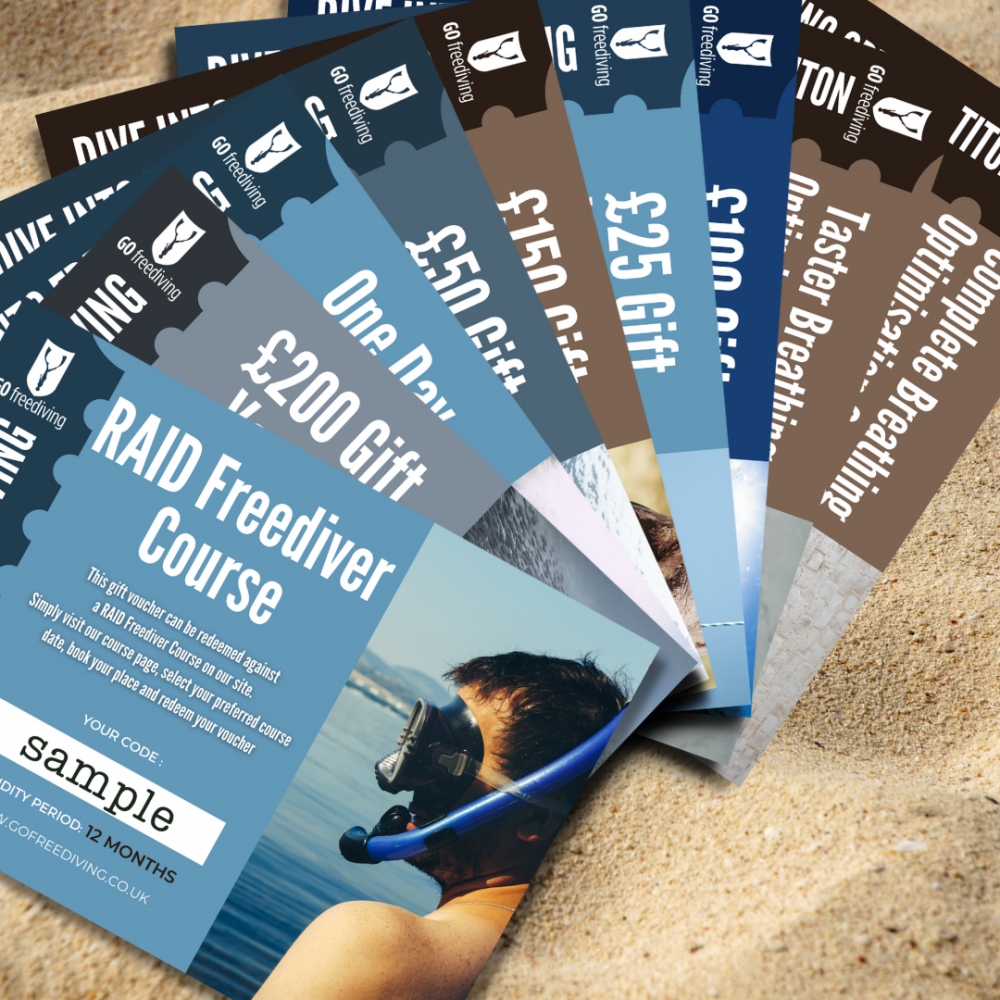 Gift Vouchers Go Freediving