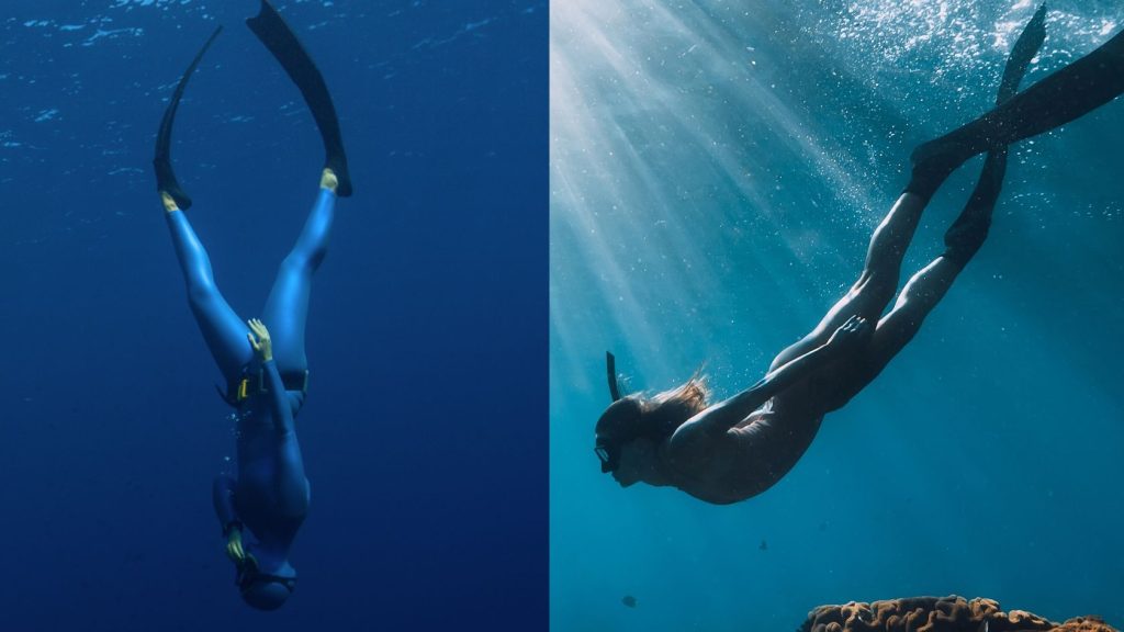 finning compare Go Freediving