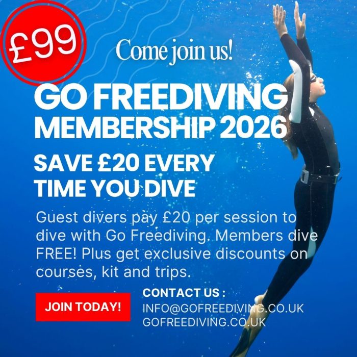 Go Freediving Club Membership