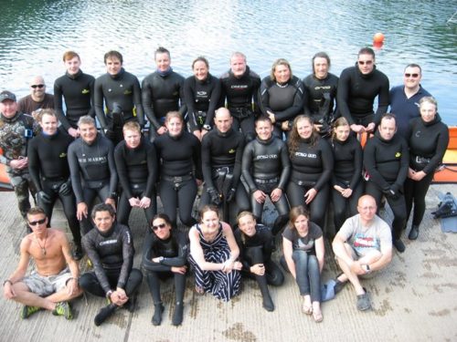 Go Freediving summer party at Vobster Quay